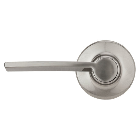Kwikset 200LRL 15 CP V1 Passage Lever, Satin Nickel, Zinc, Residential, Reversible Hand, 3 Grade