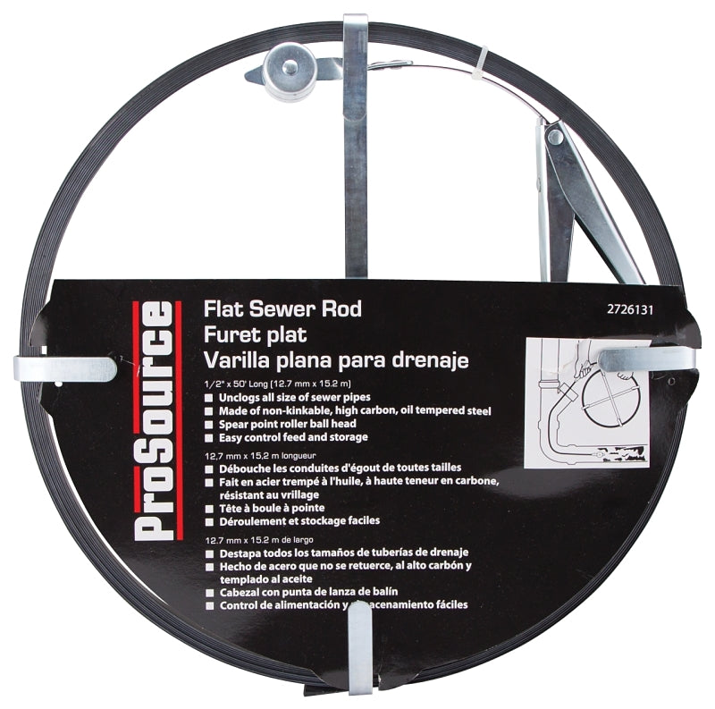 ProSource DC00007-50 Flat Sewer Rod