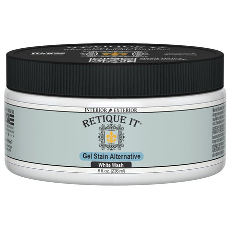 Retique It RQ-GS08-WWSH-R8 Stain Alternative, White Wash, Gel, 8 oz