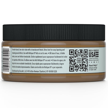 Retique It RQ-GS08-DOAK-R8 Stain Alternative, Dark Oak, Gel, 8 oz