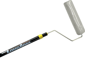 Mr. LongArm Tele-Roller 0085 Paint Roller, 3/8 in Nap, Steel Handle, 9 in L Roller