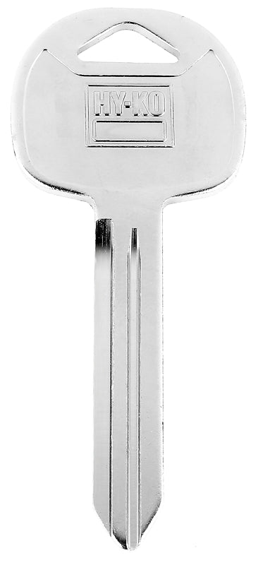 Hy-Ko 11010KK8 Key Blank, Brass, Nickel-Plated, For: Kia KK8 Auto Locks, Pack of 10