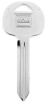 Hy-Ko 11010KK8 Key Blank, Brass, Nickel-Plated, For: Kia KK8 Auto Locks, Pack of 10