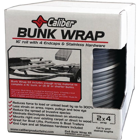 Caliber 23052 Bunk Wrap Kit (Includes 4 Endcaps and Stainless Steel Hardware)