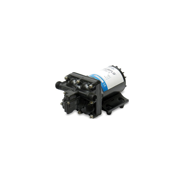 Shurflo Aqua King II Black 55 PSI 3 GPM Automatic Fresh Water Pump 8 1/8" x 5" x 4 1/8"