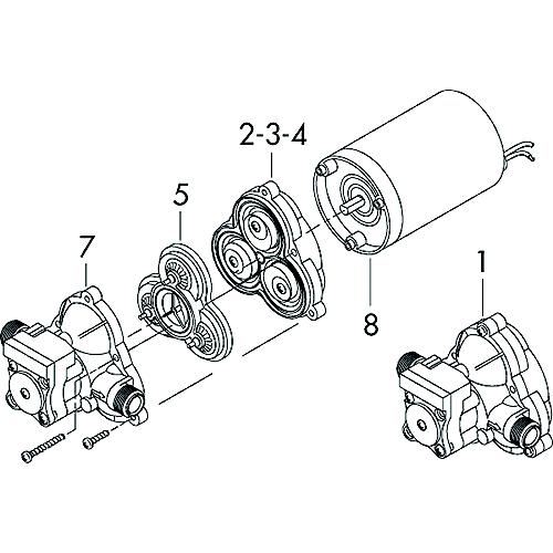 SHURFLO Valve Assembly for 2088/2093 Series