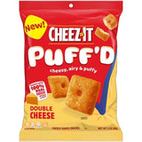 Cheez It Puff'D Double Cheese Crackers 3 oz Bagged, Pack of 6