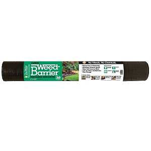 DeWitt DWB30350 Series Weed Barrier, 50 ft L, 3 ft W, Polypropylene, Black, 12/PK