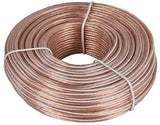 Zenith AS110024C Speaker Wire, 24 AWG Wire, PVC Sheath, Clear Sheath