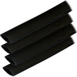 Ancor 306106 Marine Grade Adhesive Lined Heat Shrink Tubing, 3/4 x 6", Black, 4/Pk
