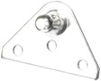 Flat Bracket SS w/Ball Stud