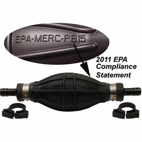 Quicksilver Primer Bulb Fits 5/16 and 3/8″ I.D. Fuel Hose