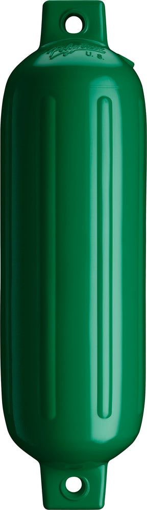 Polyform 71-537-490 Twin Eye G Series Fender, 6.5" x 22", Forest Green