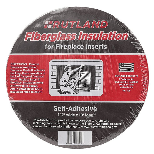 Rutland 105 Fireplace Insulation, Fiberglass