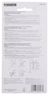 ProSource BH-202ORB-PS Square Corner Door Hinge, Steel, Oil-Rubbed Bronze, Loose Pin, 180 deg Range of Motion