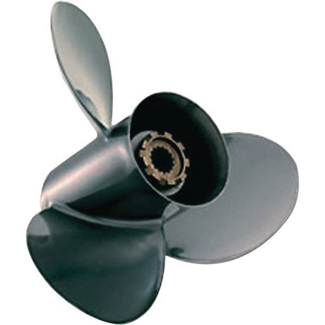 Quicksilver Black Diamond Outboard Aluminum Propeller 3 Blade RH With 4-1/4 Gearcase