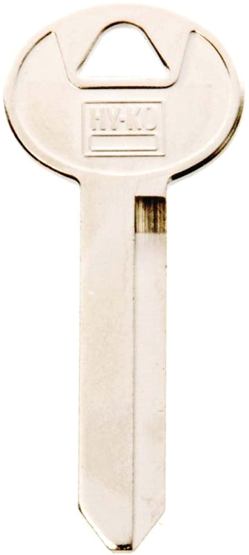 Hy-Ko 11010H50 Key Blank, Brass, Nickel, For: Ford Vehicle Locks, H50 Key Number, Pack of 10