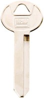 Hy-Ko 11010H50 Key Blank, Brass, Nickel, For: Ford Vehicle Locks, H50 Key Number, Pack of 10
