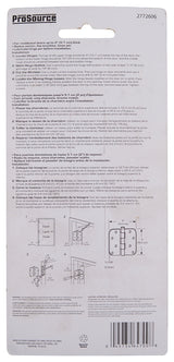 ProSource BH-402ORB-PS Door Hinge, Steel, Oil-Rubbed Bronze, Loose Pin, 180 deg Range of Motion, Screw Mounting