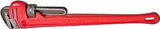 Superior Tool 02824 Pipe Wrench, 3 in Jaw, 24 in L, Straight Jaw, Iron, Epoxy-Coated
