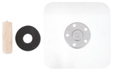 GRK Fasteners R4 103141 Screw, #10 Thread, 4 in L, W-Cut Thread, Countersunk, Flat Head, Star Drive, Steel, Climatek