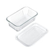LifeTime 5078594 Multi-Function Butter Dish, Glass, 6-1/2 in L, 4 in W, Pack of 4