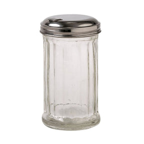 LifetimeBrands 5078603 Sugar Dispenser Pourer, 12 oz Capacity, Glass Container, Pack of 4