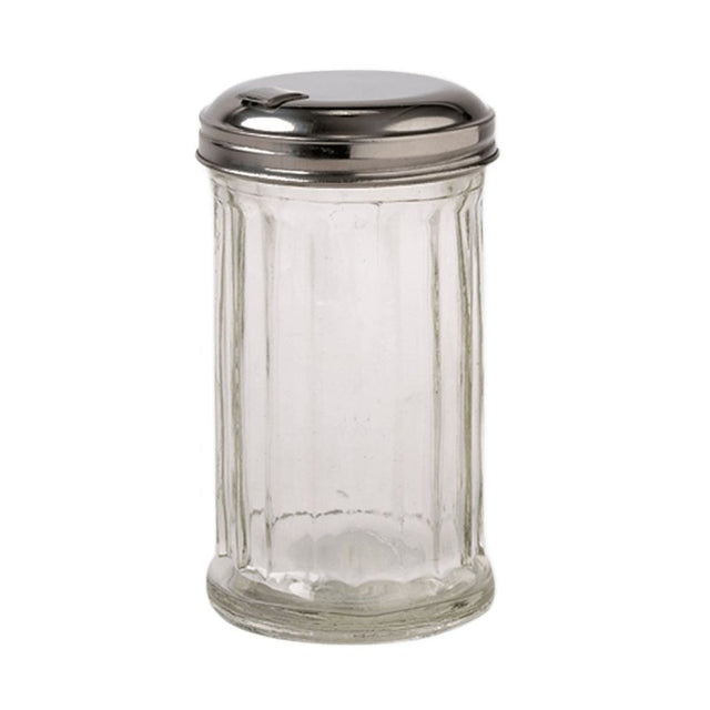 LifetimeBrands 5078603 Sugar Dispenser Pourer, 12 oz Capacity, Glass Container, Pack of 4