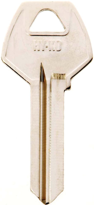 Hy-Ko 11010CO91 Key Blank, Brass, Nickel, For: Corbin Russwin Cabinet, House Locks and Padlocks, CO91 Key Number, Pack of 10