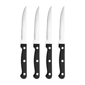 Farberware 5099688 Steak Knife Set, Stainless Steel Blade, Serrated Blade, Pack of 3