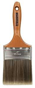 ProSource OR 1172 0400 Flat Pain Wt Brush, 4in W, Flat Cut, Polyester Blend