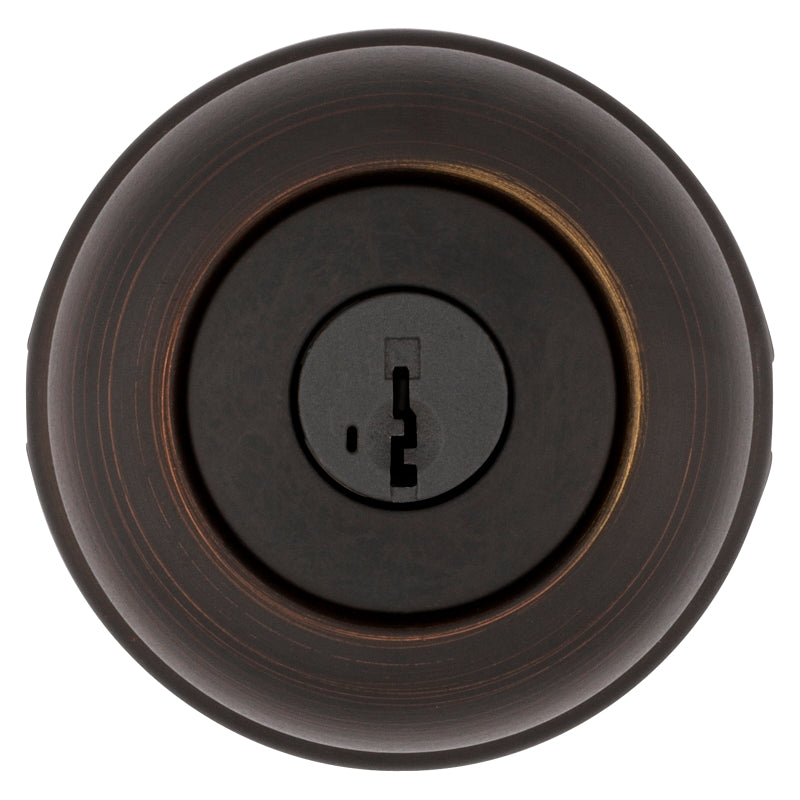 Kwikset Signature Series 740J11PSMTCP Entry Knob, Knob Handle, Venetian Bronze, Metal, KW1, K4 Keyway, 2 Grade