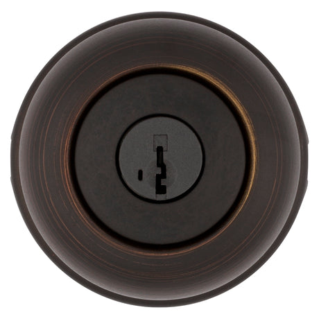 Kwikset Signature Series 740J11PSMTCP Entry Knob, Knob Handle, Venetian Bronze, Metal, KW1, K4 Keyway, 2 Grade