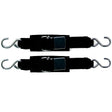 BoatBuckle F12067 Stainless Steel Kwik-Lok Transom Tie-Downs, 2″ x 6', 2/pk