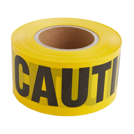 Irwin Strait-Line 1000 ft. L X 3 in. W PVC Caution Barricade Tape Yellow, Pack of 8