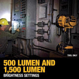 DeWalt 20V MAX 1500 lm Black/Yellow LED Jobsite Spotlight