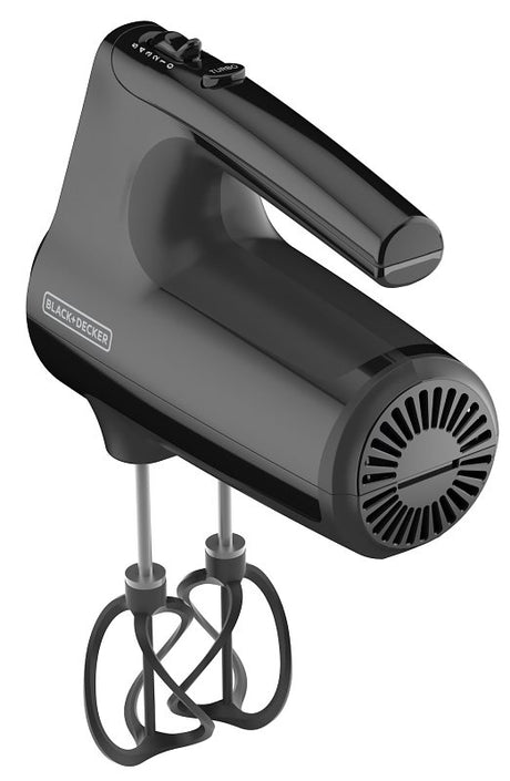Black+Decker Performance Helix MX610 MX610B Premium Hand Mixer, 120 V, 350 W, 5-Speed, Black, Pack of 2
