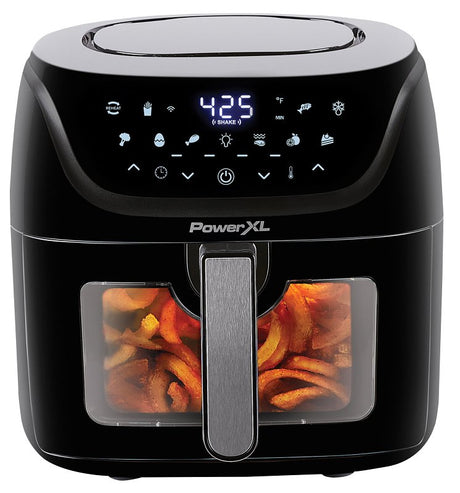 PowerXL 7-52356-83897-3 Air Fryer, 6 qt, Black