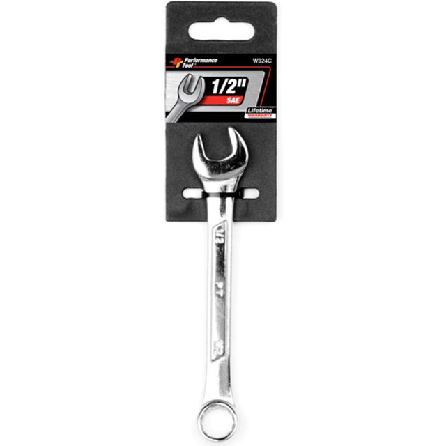 Performance Tool 1/2 in. X 1/2 in. 12 Point SAE Combination Wrench 1 pc
