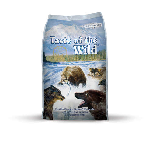 Taste of the Wild Pacific Stream Adult Salmon Dry Dog Food Grain Free 5 lb
