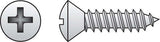 HILLMAN No. 14 in. X 3 in. L Phillips Oval Head Sheet Metal Screws 50 pk