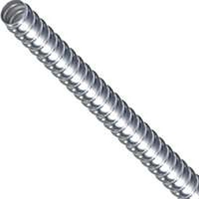 Southwire Galflex 55081902 Flexible Conduit, 3/4 in, 100 ft L, Steel, Natural, Hot-Dipped Galvanized