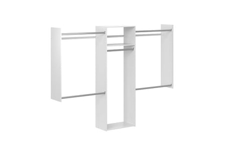 Easy Track 680173-WH Shelf Divider Set, 4-Shelf, 14 in L, 34.87, 23.87 in W, Wood Laminate