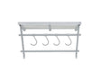Easy Track 220862 Bike Track Storage System, 500 lb Capacity, Steel, Gray, 20 in L, 32 in W, 20 in H