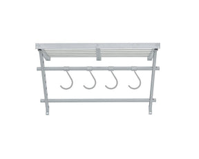 Easy Track 220862 Bike Track Storage System, 500 lb Capacity, Steel, Gray, 20 in L, 32 in W, 20 in H