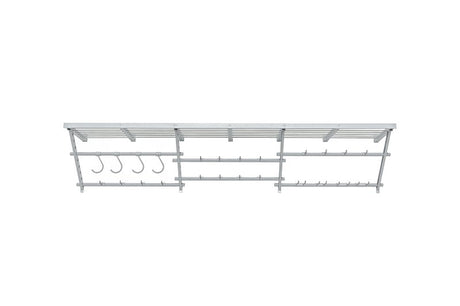 Easy Track 220863 Ultimate Shelf and Track Storage System, 1500 lb Capacity, Steel, Gray, 20 in L, 96 in W, 20 in H