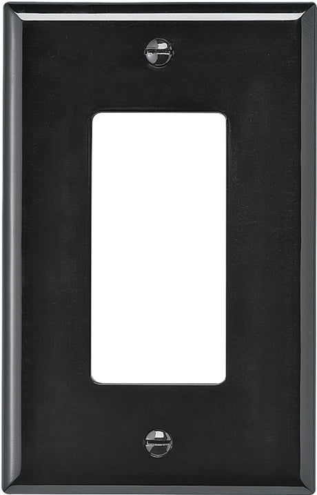 Eaton Wiring Devices PJ26B Wallplate, 4.87 in L, 3.12 in W, 1 -Gang, Polycarbonate, Brown, High-Gloss, Pack of 20