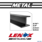 Lenox Metalwolf 9 in. Bi-Metal Wave Edge Reciprocating Saw Blade 14 TPI 2 pk