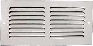 ProSource 1RA1004 Air Return Grille, 11-3/4 in L, 5-3/4 in W, Rectangular, Steel, White, Powder-Coated