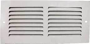 ProSource 1RA1004 Air Return Grille, 11-3/4 in L, 5-3/4 in W, Rectangular, Steel, White, Powder-Coated